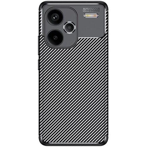Techsuit CarbonFiber maska za Xiaomi Redmi Note 13 Pro+ 5G &amp;ndash; crna Slike