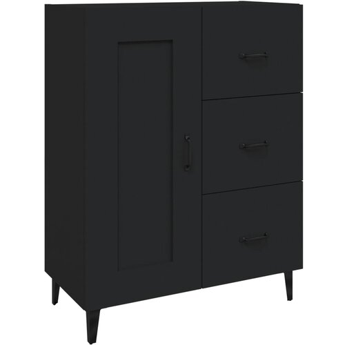 Maison Chic Komoda - Predalnik črna 69,5x34x90 cm konstruiran les, (21715903) Slike