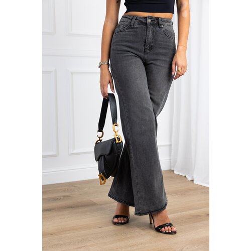 Beloved Jamie wide-leg jeans hlače sive Cene