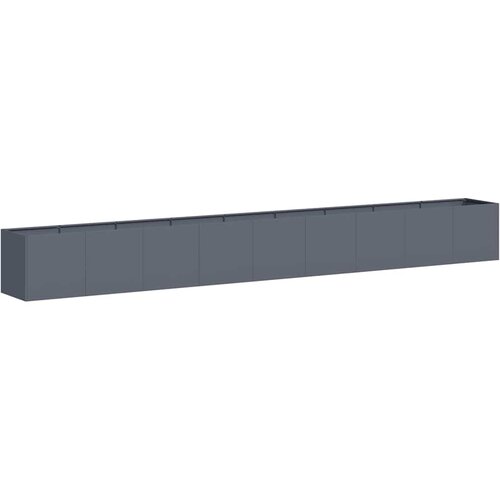Maison Chic Cvetlični Lonec - Cvetlično korito Anthracite 360x40x40 cm Hladno valjano jeklo, (21789652) Cene