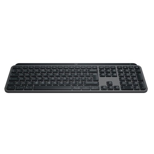 Logitech MX Keys S for Mac tipkovnica Office RF bežični + Bluetooth QWERTY US Međunarodna Aluminij, Crno Slike
