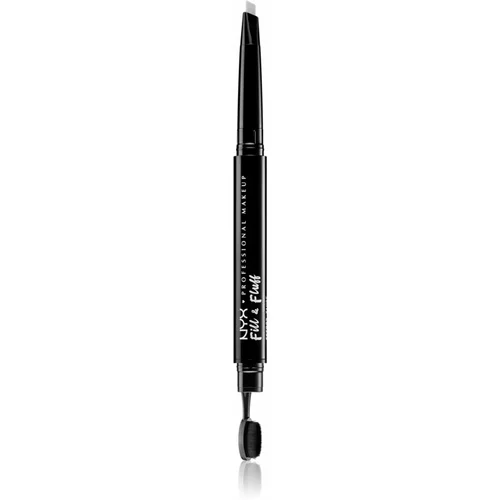 NYX Professional Makeup Fill & Fluff mehanični svinčnik za obrvi odtenek 09 - Clear