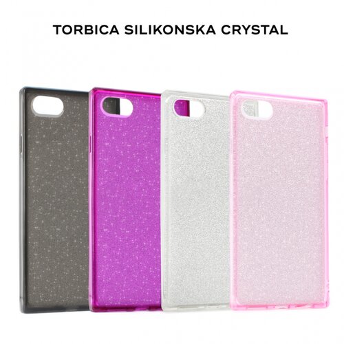 maska silikonska crystal za iphone 11 pro 5.8 srebrna Slike