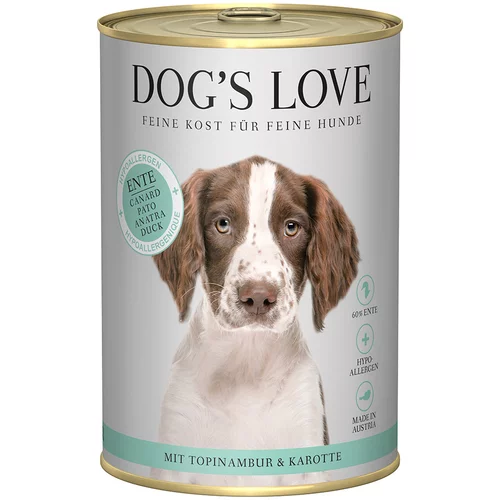 Dog's Love Hypoallergen 6 x 400 g - Pačetina