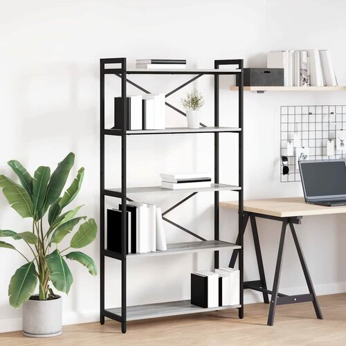  Polica Sivi hrast sonoma 80 x 30 x 155 cm Konstruirano drvo Cijene