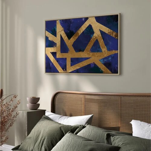  Slika - Golden Geometry (1 Part) Wide 120x80 Cijene