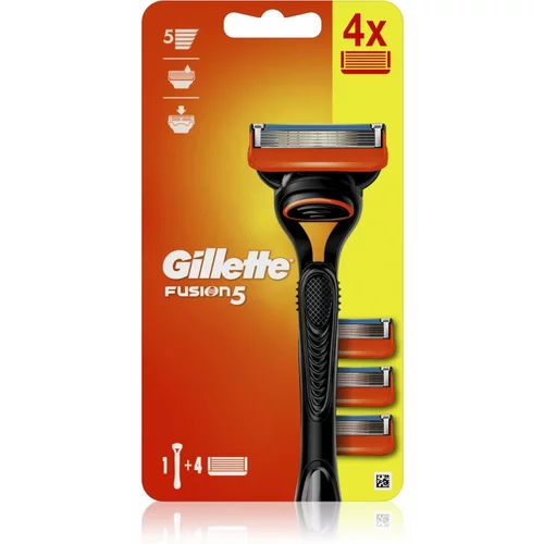 Gillette Fusion5 brivnik + nadomestne britvice 4 kos 1 kos