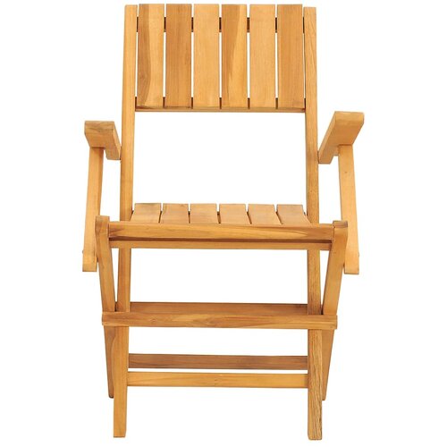  Sklopive vrtne stolice 8 kom 55x61x90 cm od masivne tikovine Slike