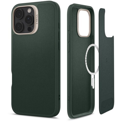 Spigen CYRILL KAJUK MAG OVITEK ZA MAGSAFE ZA IPHONE 16 PRO MAX FOREST GREEN, (21969878) Cene