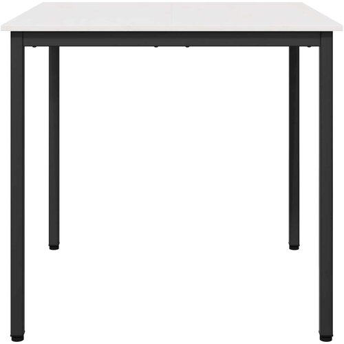  Stol za objedovanje Bijelo 80 x 80 x 75 cm Čvrsto borovo drvo Slike
