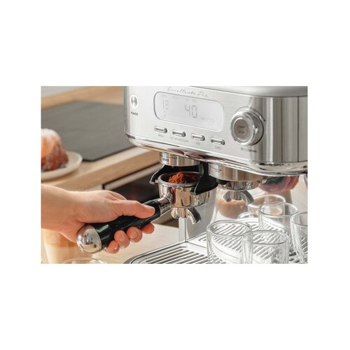 Sencor SES 6050SS Espresso aparat za kavu, LCD ekran, 15 bar, 1770W, srebrni Slike