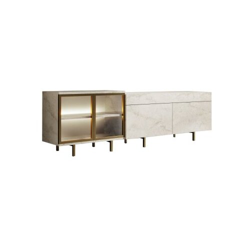 Hanah home TV polica Vienna Travertine Gold Slike