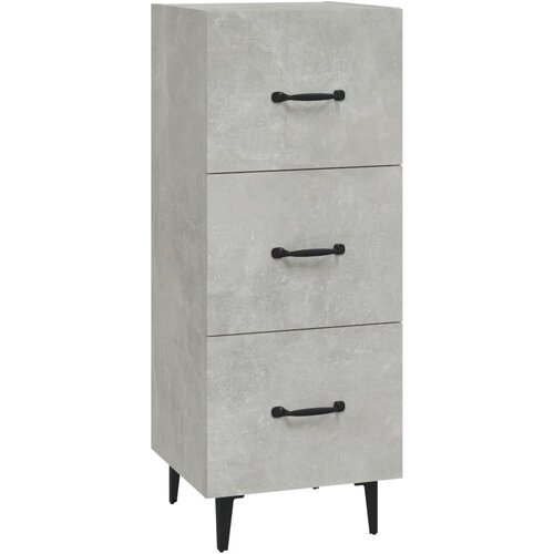 Maison Chic Komoda - Predalnik betonsko siva 34,5x34x90 cm konstruiran les, (21721226) Cene