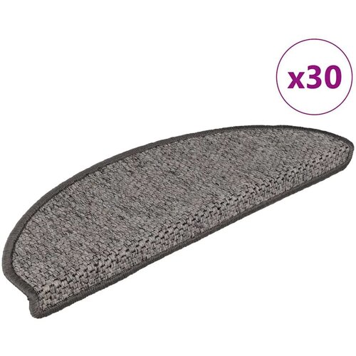 vidaXL Samoljepljivi otirači za stepenice 30 kom 65x21x4 cm smeđe bež Cijene