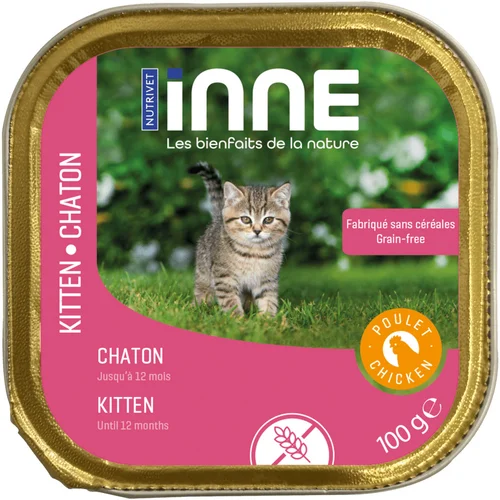 Nutrivet Inne Kitten piletina - 32 x 100 g