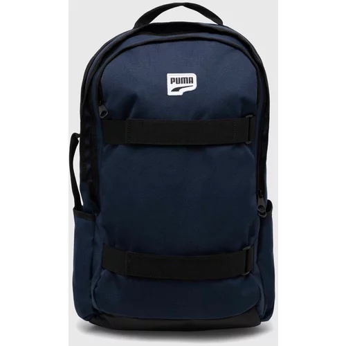 Puma Ruksak Downtown Backpack boja: tamno plava, veliki, bez uzorka, 902550