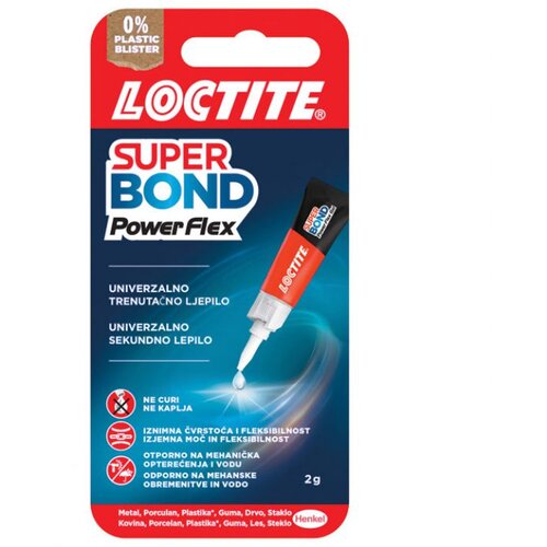  LJEPILO TRENUTAČNO 2G LOCTITE SUPER BOND POWER FLEX GEL HENKEL 2996221 BLISTER Cene