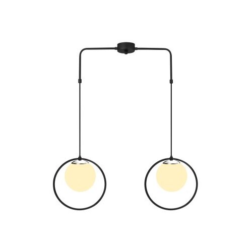 Opviq lights Dolunay - 4501 BlackWhite Chandelier Slike