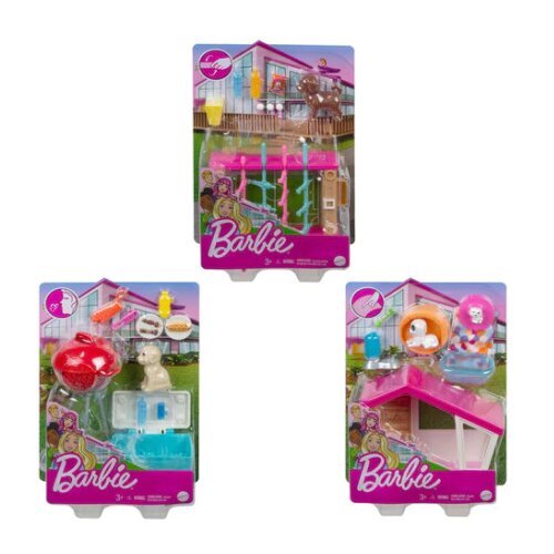 Barbie Mattel - Mini komplet s hišnim ljubljenčkom (GRG77), (21382141) Cene