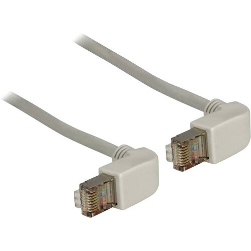Delock 83510 RJ45 omrežni kabel\, Patch kabel CAT 5e S/FTP 0.50 m siva 1 kos, (20419536) Cene