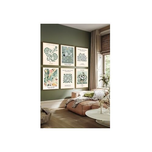 Wallity dekorativna slika Artsycllct10, 33x48cm, 6 delova Cene