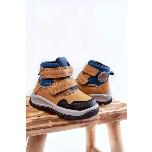 Kesi Children's Warm Boots With Velcro Camel Tweety