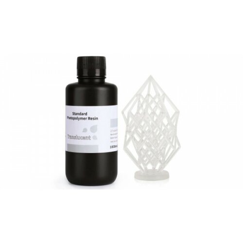 Elegoo standard resin 1kg - translucent Cene
