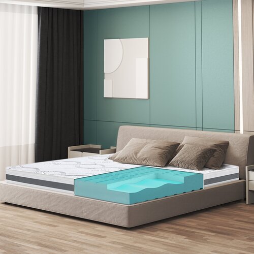 The White Stone Twin Vzmetnica 130x200 Memory Premium Quality | Višina 16 cm | Izdelano v Italiji, (21134880) Cene