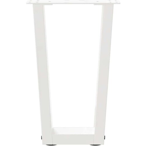  Noge za blagovaonski stol V-oblika 2 kom bijele 28x(42-43 3) cm Slike