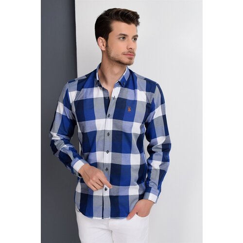 Dewberry G662 MEN&amp;#039;S SHIRT-NAVY-BLUE Slike