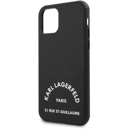 Karl Lagerfeld maska za iPhone 11 Pro Max 6.5 ST Guillame KLHCN65NYBK crna Slike