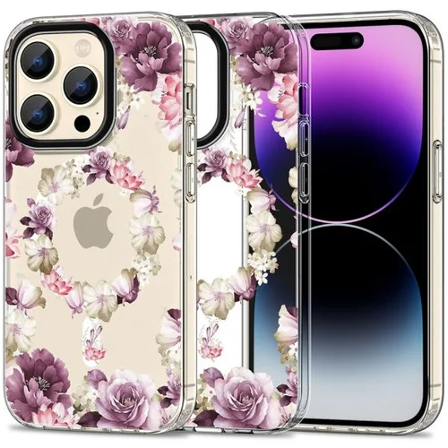  TECH-PROTECT MAGMOOD MAGSAFE maska za IPHONE 15 PRO ROSE FLORAL