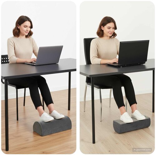  Jastuk za podupiranje nogu Siva 42 x 18 x 13 cm PU pjena Cijene