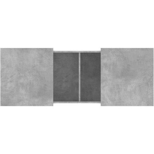 vidaXL Klubska mizica betonsko siva 100x55x40 cm inženirski les Cene