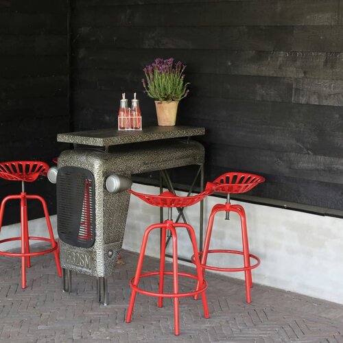 Esschert Design Barski traktorski stolček rdeč Cene