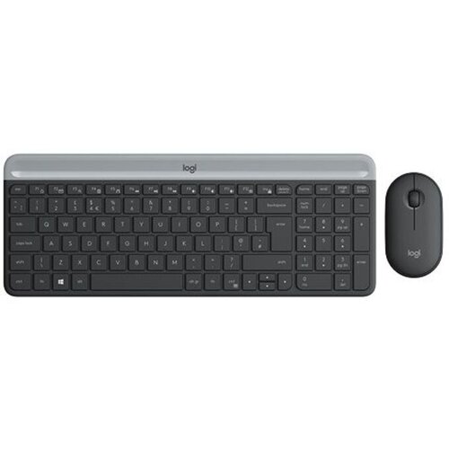 Logitech bežični desktop komplet MK470 slim wireless bijela Cene