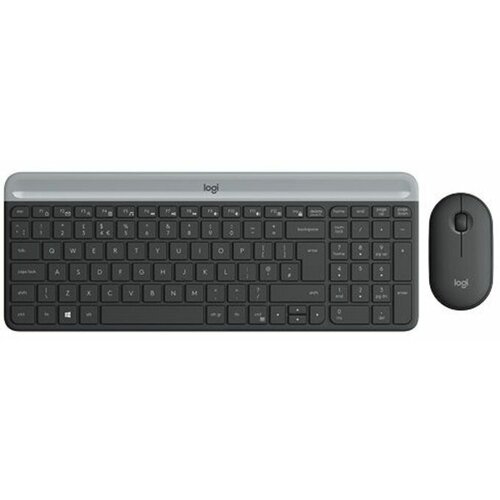 Logitech MK470 Slim komplet bežicna tastatura+bežicni opticki miš crni Graphite - US 920-009204 Slike