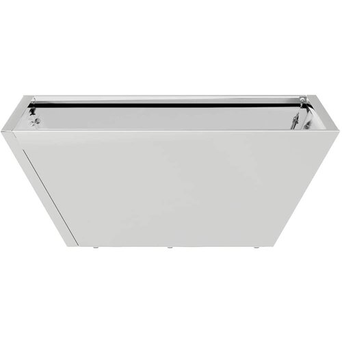  Vrtna saksija 5 pcs Srebrno 40 x 40 x 15 cm Nehrđajući čelik Slike