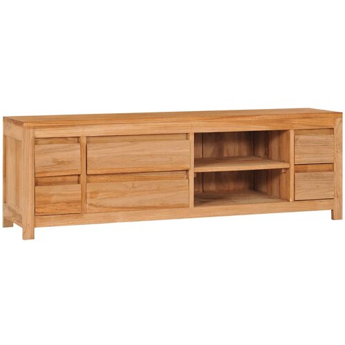 Furnova TV omarica 120x30x40 cm trdna tikovina, (21922537) Slike