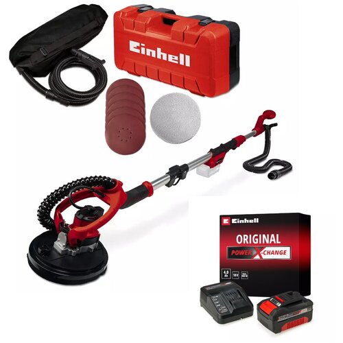 Einhell TE-DW 18/225 Li BL - Solo Brusilica za zid + PXC 4,0Ah Starter kit Cene