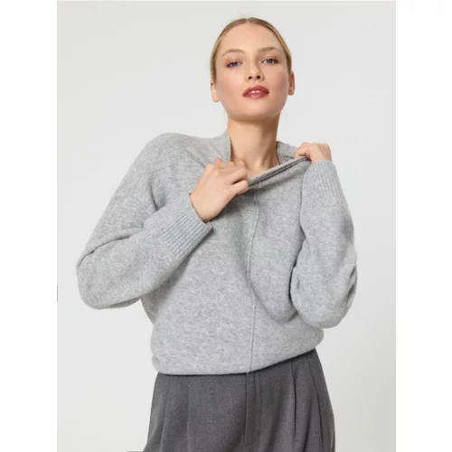 Sinsay ženski pulover s uspravnim ovratnikom 3366X-09M
