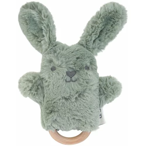 O.B Designs Bunny Soft Rattle Toy plišana igračka sa zvečkom Sage 3m+ 1 kom