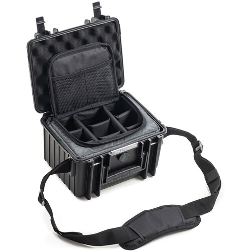 B_W_International B&amp;amp;W Outdoor Case Type 2000 schwarz mit Fototasche Slike