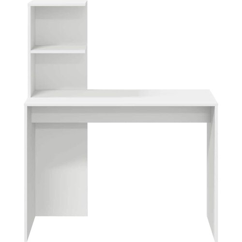  Stol s policom Bijelo 102 x 50 x 124 cm Konstruirano drvo Slike