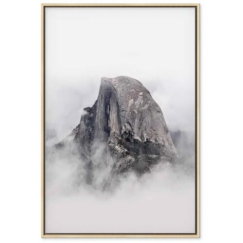  Slika - Half Dome (1 Part) Vertical 40x60 U prirodnom drvenom okviru Slike