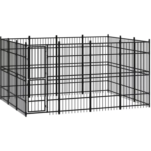  vanjski kavez za pse čelični 11,06 m²