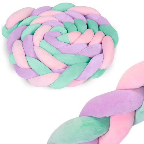 Ricokids omot za krevetić 3m - mint-roza-ljubičasta Cijene