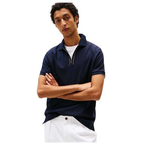 Tommy Hilfiger muška majica sa kratkim zipom THMW0MW38487-DW5 Cene