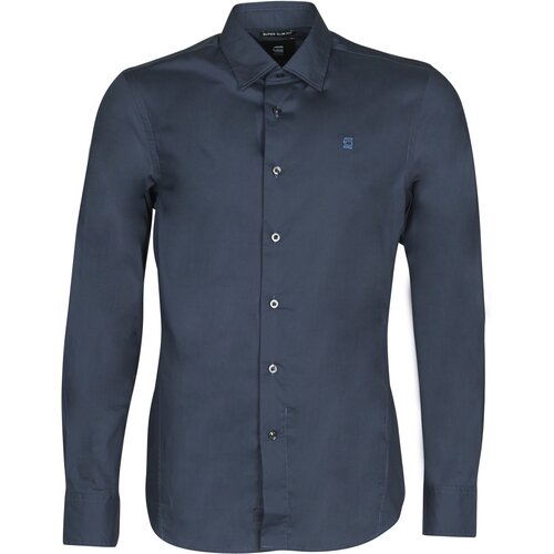 G-star Raw Srajce z dolgimi rokavi DRESSED SUPER SLIM SHIRT LS Modra Cene