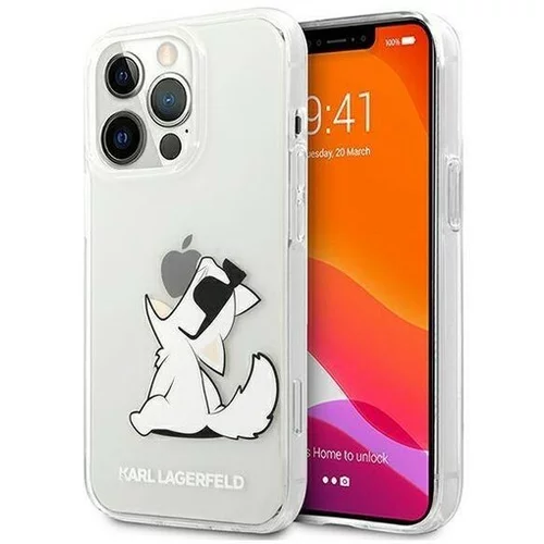 Karl Lagerfeld klhcp13lcfnrc za iphone 13 pro prozorna zaščita - choupette fun
